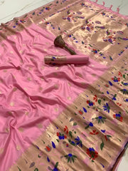 Pure Soft Kanchivaram Paithani Saree