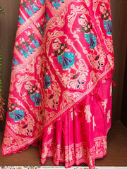 Handloom Raw Silk Baluchari Saree