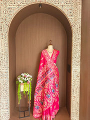 Handloom Raw Silk Baluchari Saree