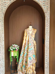 Handloom Raw Silk Baluchari Saree
