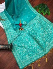 Banglori Handloom Raw Silk Weaving Saree