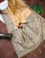 Banglori Handloom Raw Silk Weaving Saree