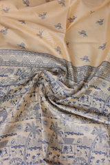 Banglori Handloom Raw Silk Weaving Saree