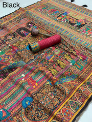 Royal Darbar Pashmina Silk Heritage Mughal Saree