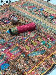 Royal Darbar Pashmina Silk Heritage Mughal Saree
