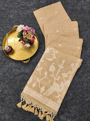 Soft Jute Linen Jamdani Saree