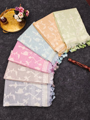 Soft Jute Linen Jamdani Saree
