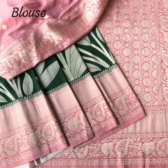 Pure Crepe Georgette Silver Weaves Saree