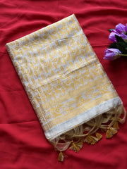 Premium Kashmiri Cotton Jamdani Saree