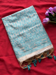 Premium Kashmiri Cotton Jamdani Saree