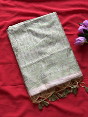 Premium Kashmiri Cotton Jamdani Saree