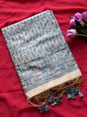 Premium Kashmiri Cotton Jamdani Saree