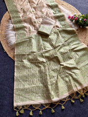 Premium Kashmiri Cotton Jamdani Saree