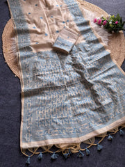 Premium Kashmiri Cotton Jamdani Saree