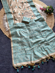 Premium Kashmiri Cotton Jamdani Saree