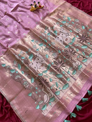 Soft Muga Cotton Pichwai Saree