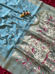 Soft Muga Cotton Pichwai Saree