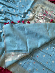 Soft Muga Cotton Pichwai Saree