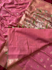 Soft Muga Cotton Pichwai Saree