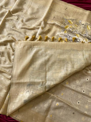 Soft Muga Cotton Pichwai Saree