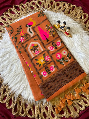 Premium Soft Jamdani Cotton Saree