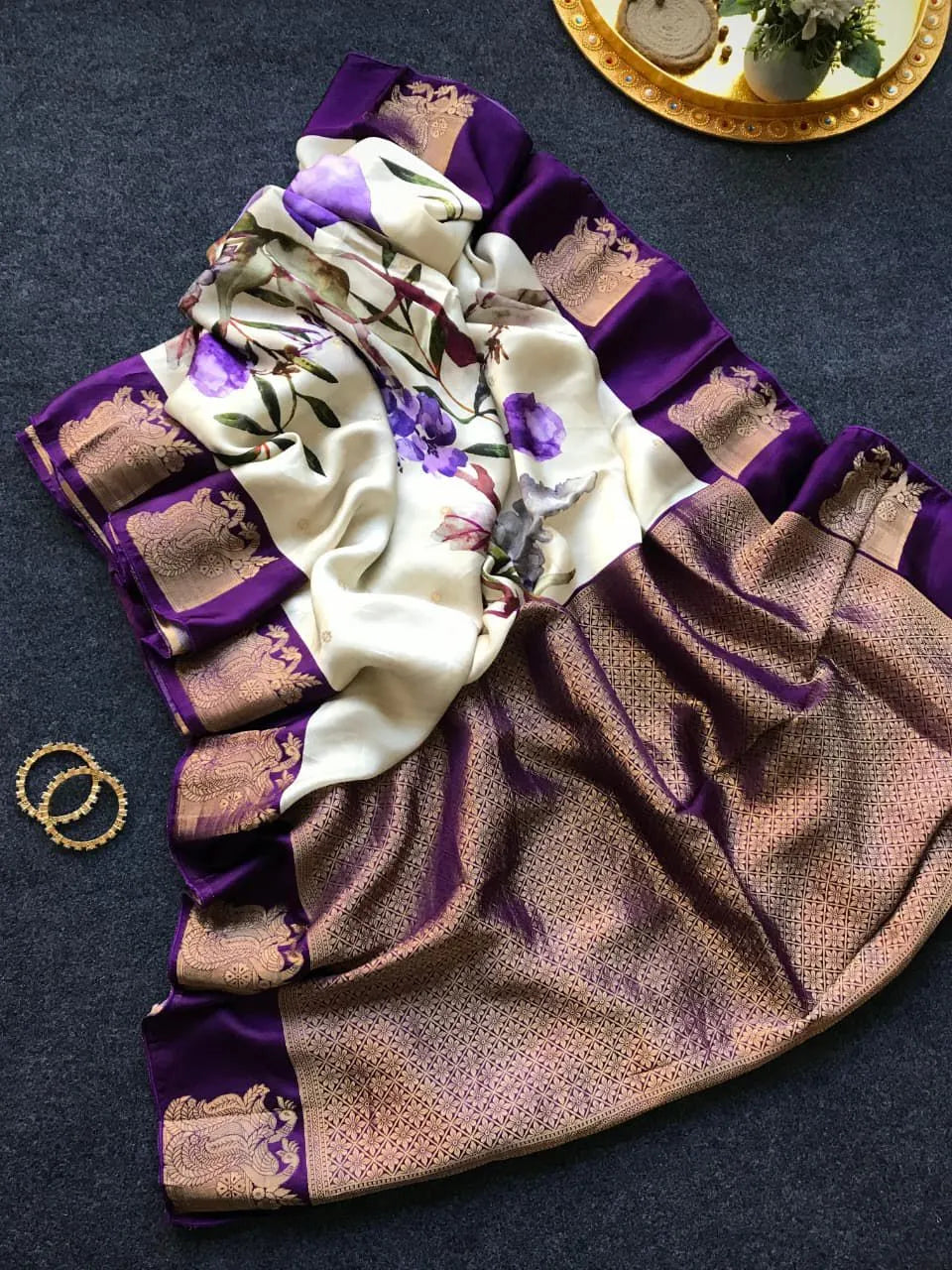 Pure & Premium Viscose Position Printed Saree