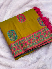Latest Pashmina Darbari Saree
