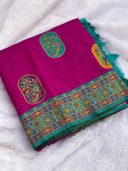 Latest Pashmina Darbari Saree