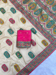 Latest Pashmina Darbari Saree
