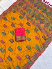 Latest Pashmina Darbari Saree