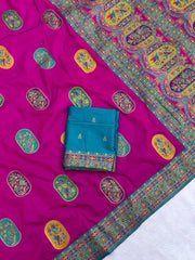 Latest Pashmina Darbari Saree
