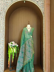 Soft Mul Cotton Pashmina Weaving Saree