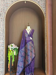 Soft Mul Cotton Pashmina Weaving Saree