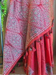 Soft Mul Cotton Pashmina Weaving Saree