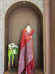 Soft Mul Cotton Pashmina Weaving Saree