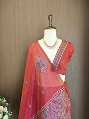 Soft Mul Cotton Pashmina Weaving Saree