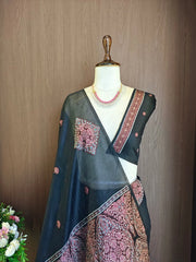 Soft Mul Cotton Pashmina Weaving Saree