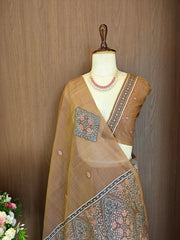 Soft Mul Cotton Pashmina Weaving Saree