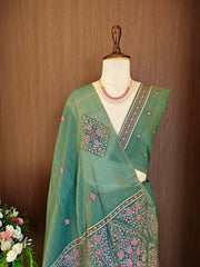 Soft Mul Cotton Pashmina Weaving Saree