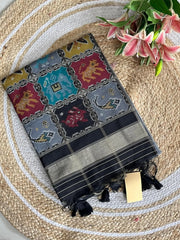 Pure Khadi Raw Silk Weaving Patola Saree