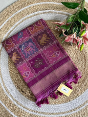 Pure Khadi Raw Silk Weaving Patola Saree