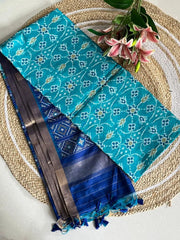 Soft Khadi Raw Silk Weaving Patola Saree