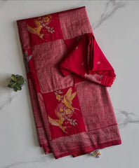 AS-003 | Soft Silk Meenakaari Work Banarasi Saree