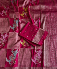 AS-003 | Soft Silk Meenakaari Work Banarasi Saree
