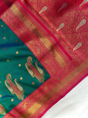 Paithani Weaves with kanchipuram touch Silk Saree