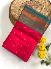 Paithani Weaves with kanchipuram touch Silk Saree