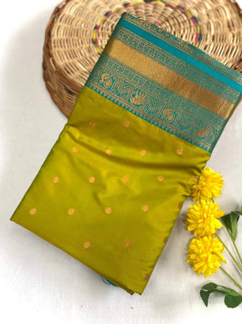 Paithani Weaves with kanchipuram touch Silk Saree