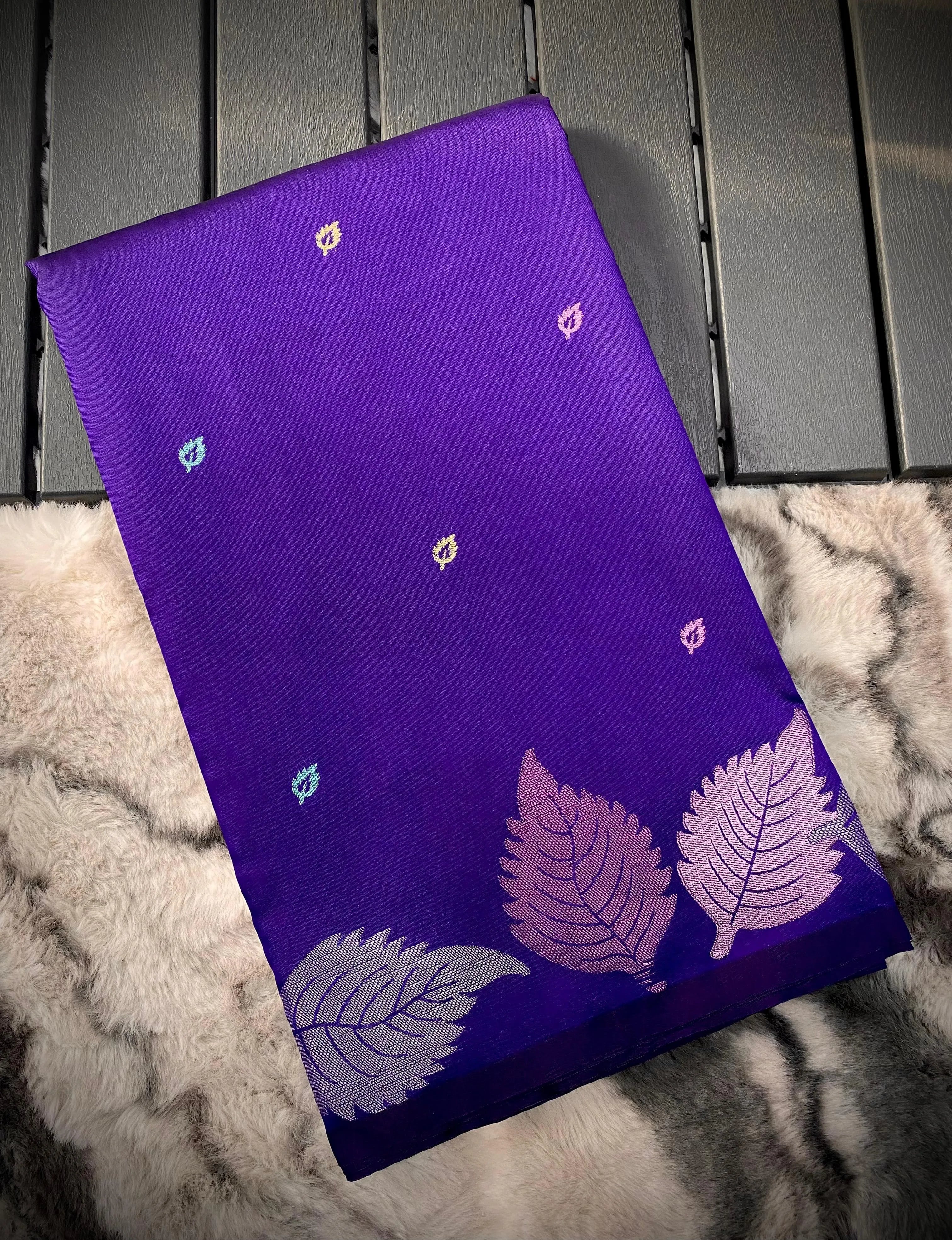 Soft Silk Colourful Weaving Printed Saree