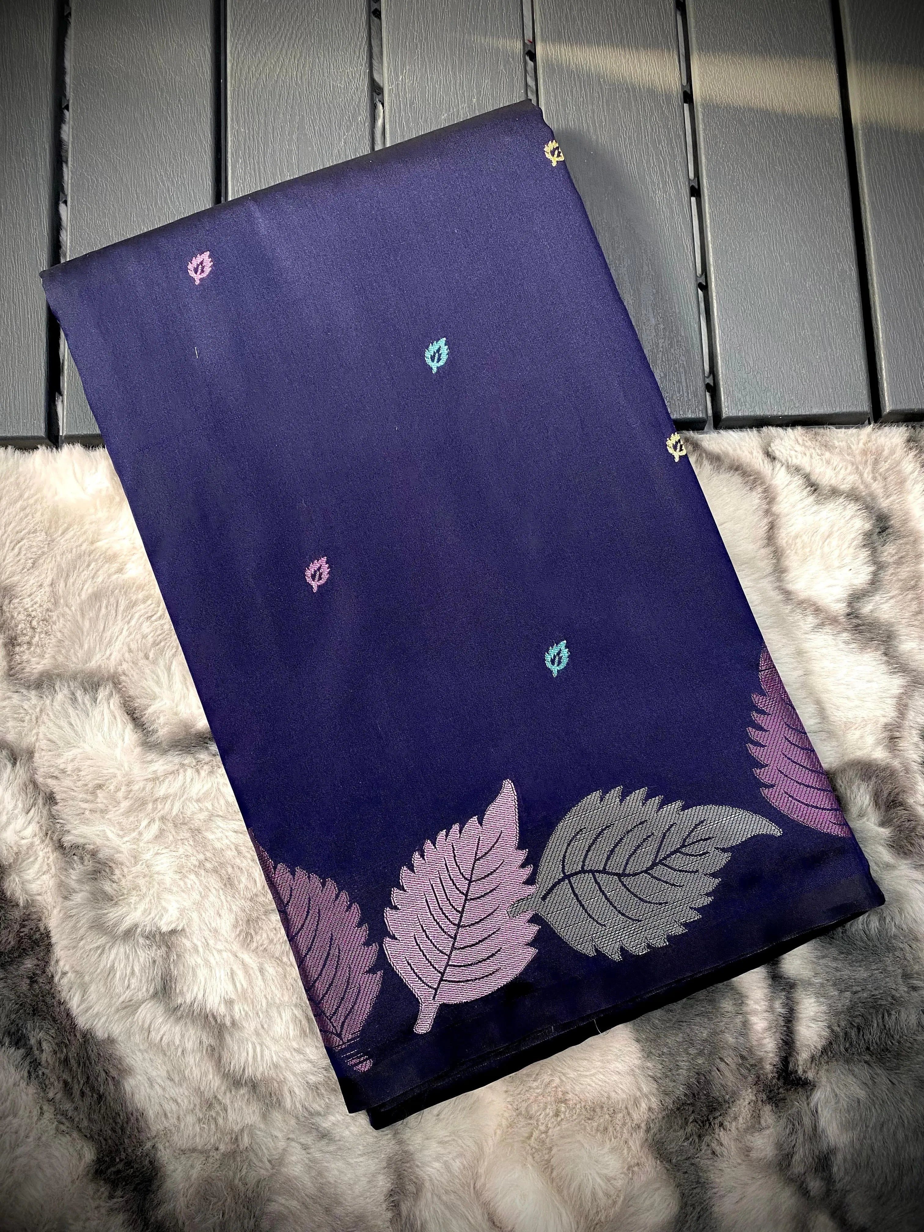Soft Silk Colourful Weaving Printed Saree