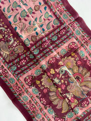 Malai Cotton Digital Printed Kalamkari Saree